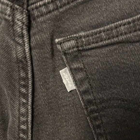 Levi’s Silvertab mom jeans - faded black high waisted retro mom style - Picture 11 of 14